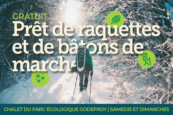 Prêt de raquettes et de bâtons de marche